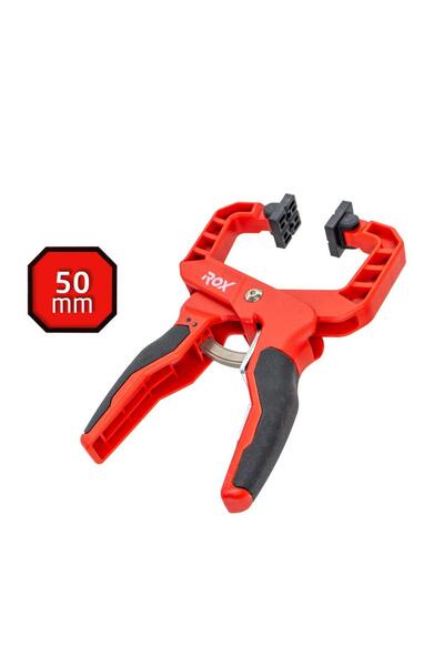 Rox 0354 Cırcırlı Hızlı Mandal Tip Kıskaç İşkence 50 mm
