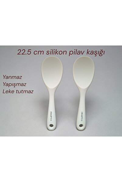 EMPA A V M 2 adet okaliptus 22.5 cm yanmaz, yapışmaz, leke tutmaz silikon bey...