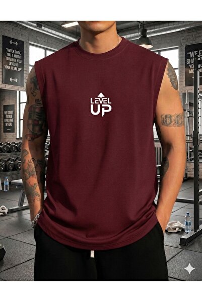 BW Bravely Wear Ανδρικό αμάνικο μπλουζάκι LEVEL UP με στάμπα Zero Sleeve Spor...