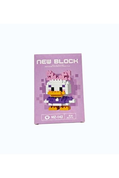 Generic Particimden Mini Blok Serisi: Sevimli Pembe Fiyonklu Ördek
