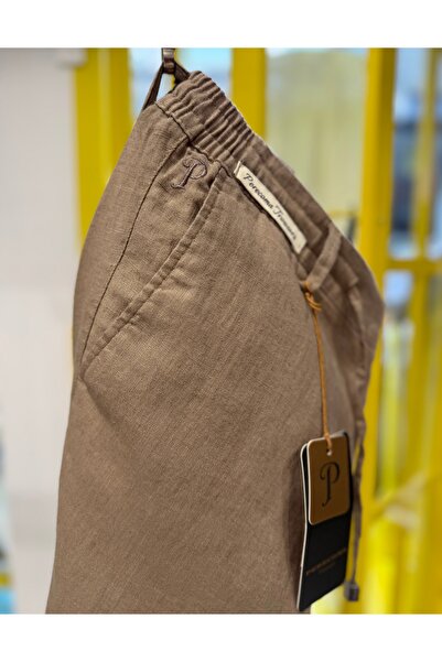 Perecoma Corcotti %100 Organik Ham Keten Jogger Pantolon