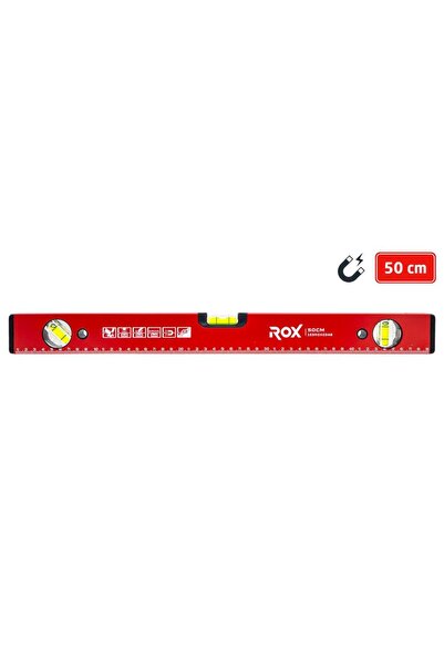 Rox 0348 Mıknatıslı Alüminyum Su Terazisi 50 cm