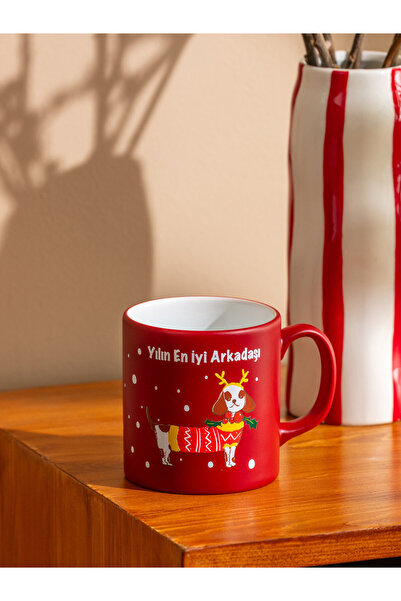 LC Waikiki New Year Themed Ceramic Mug 320 Ml