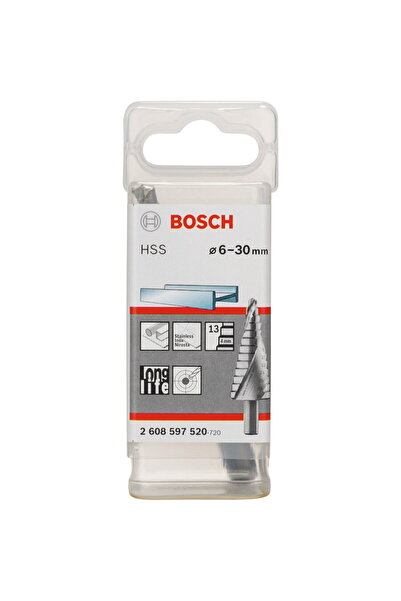 Bosch Burghiu conic cu 13 trepte, 6-30mm, tijă de 10mm