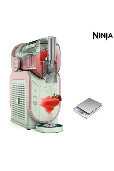 NINJA SLUSH Frozen Makinesi ve Milkshake Makinesi 2.5 L Frosted Strawberry Ma...