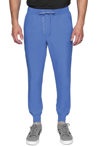 Med Couture Pantaloni medicali jogger pentru bărbați Insight MC2765 - Albastr...