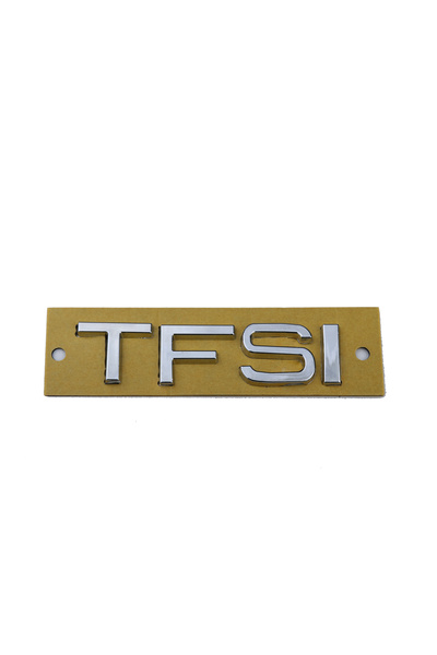 EDEXPORT علامة صندوق السيارة من الكروم لسيارات أودي TFSI 2.0x8.3 سم