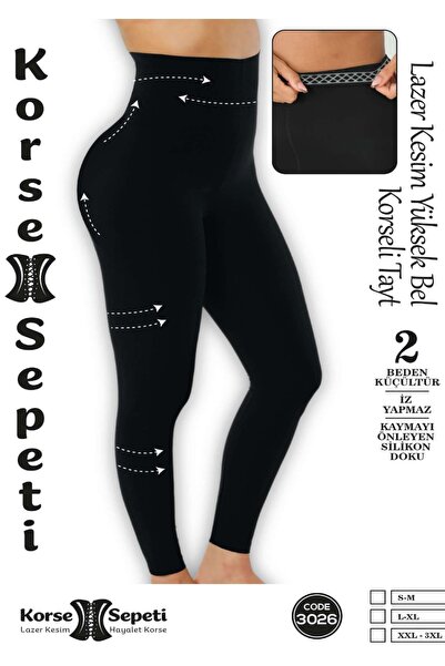 NightLove Laser Cut High Waist Corset Leggings