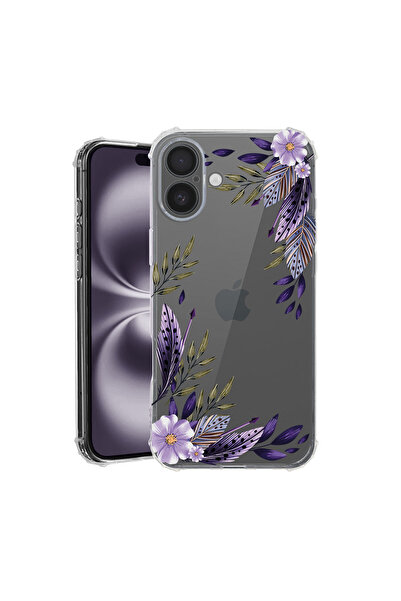 bestcase Husă Antișoc pentru Apple iPhone 17, Floral - Levander, 2052024 AS 2053