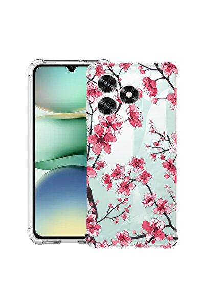 bestcase Husă Antișoc pentru Honor X5c Plus / X5c, Florală - Floare de cireș,...