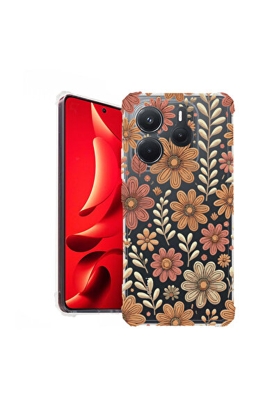 bestcase Αντικραδασμική Θήκη για Xiaomi Redmi Note 14 4G, Φλοράλ Φθινοπωρινό ...