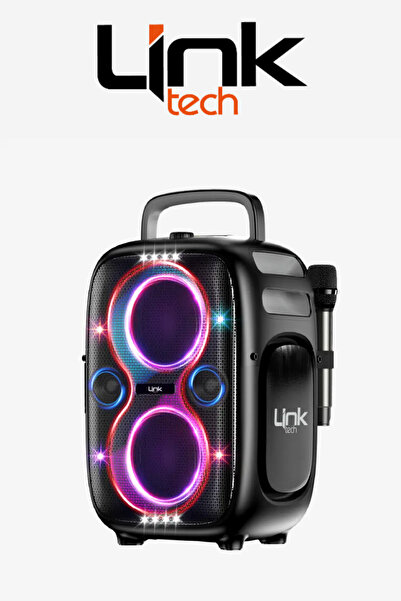 Linktech M427 Premium Kablosuz Çift Mikrofonlu IPX5 Suya Dayanıklı 650W Ekstr...
