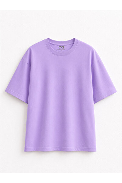 Oversize Lila Unisex Basic T-Shirt