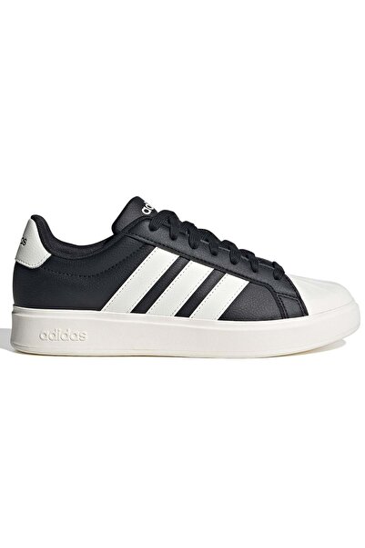 adidas حذاء رياضي ستريت توك ستار للجنسين باللونين الأسود والأبيض