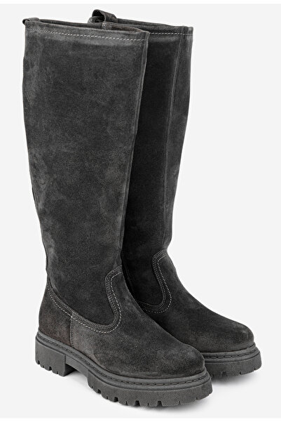 Dasha Women's gray Leather boots
