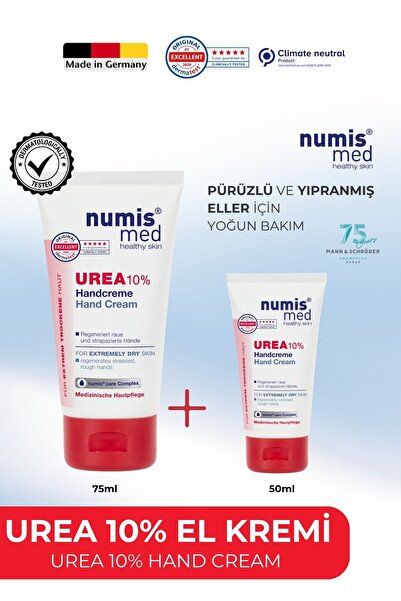 Numis Med UREA 10% El Kremi 75 ml – Çok Kuru ve Yıpranmış Eller İçin Yoğun Ne...