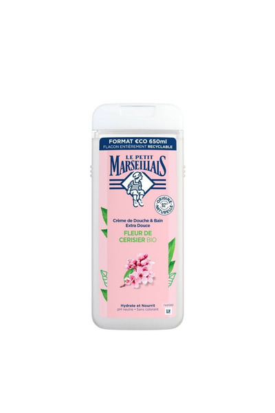 Le Petit Marseillais Gel de duș cu floare de cireș 650 ml