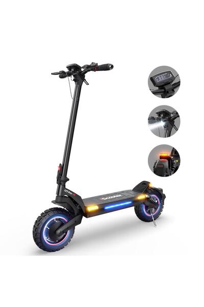 iscooter iX7 Pro Trotinetă Electrică 2x1000W 60km/h 48V 17.5Ah Off-Road Suspe...
