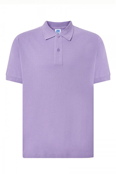 JHK Tricou polo bărbătesc Milan, bumbac 100%, lavandă