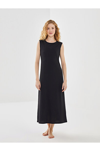 LC Waikiki Women's Crew Neck Plain Dress Slip