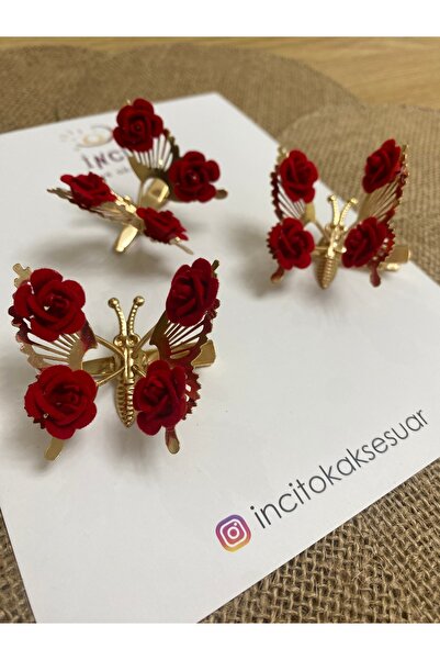 Clariss Sallanan Model Kelebek Pens Toka / 1 Adet