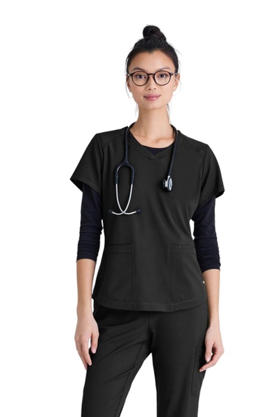 Barco Grey's Anatomy by Evolve Bluză medicală pentru femei GSST180 - Negru