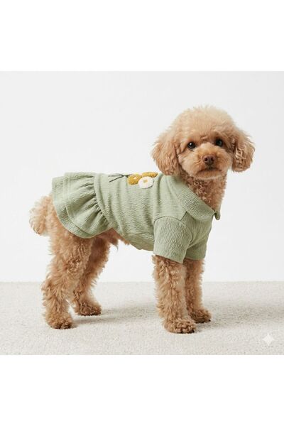 Buddy Store Bloomie Collection - Süzene Nakışlı Yazlık Elbise (Krinkıl Kumaş)...