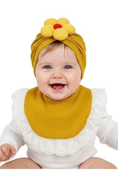 Babyqlo Adorable Baby Bib and Cap Gift Set