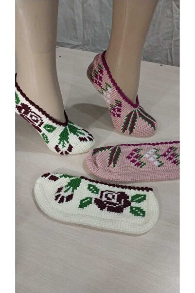 Papatyam 2 Pieces/ 37-38 Tunisian Handmade Dowry Booties