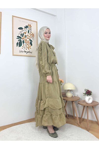 ARZU SEMA طقم بولسينا بتفاصيل مطوية