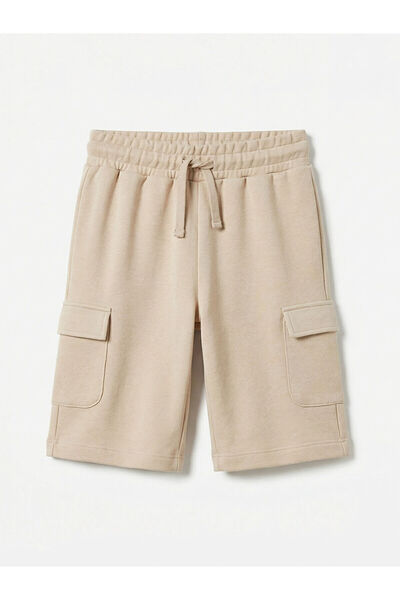 LC Waikiki Vizyon New Season Elastic Waist Boys' Cargo Shorts