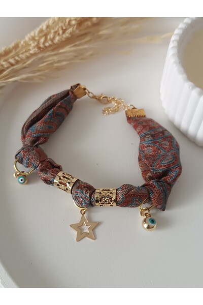 La fee aksesuar Fular Bileklik Bandana Yıldız Nazar Boncuklu