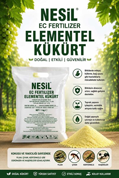 Nesil Elementel Kükürt 5Kg