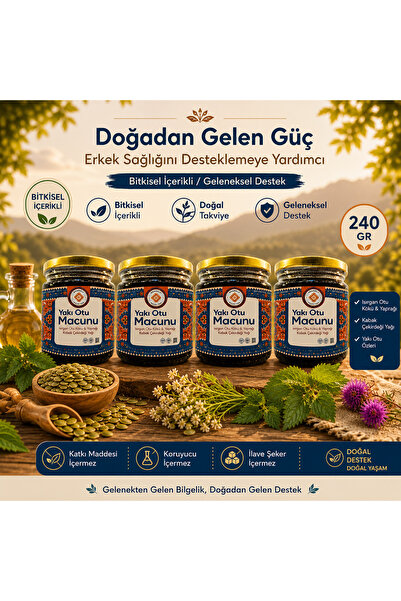 Yakı Otu Macunu Erkekler İçin Yaşam Konforuna Destek Bitkisel Macun 240 Gr X ...