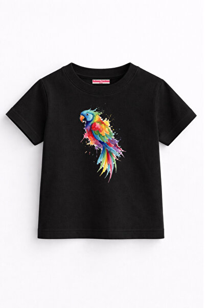 Rabona Fashion Tricou cu papagal Color Splash