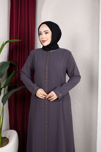 BYH MODA HANEDAN NAKIŞLI TAŞLI ANNE FERACE