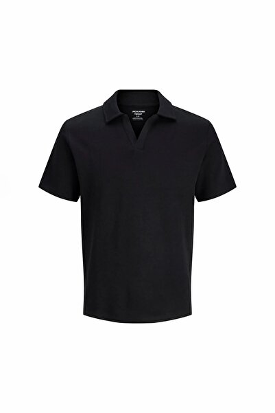 Jack & Jones تي شيرت بولو رجالي من جاك جونز مونتاوك بفتحة رقبة مريحة 12290893