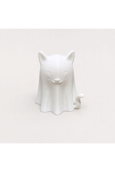 Umut's Cute Ghost Kitty Unpainted Figure