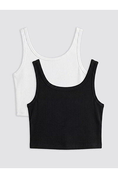 LC Waikiki Esvab • Modern & Distinctive U Roba Collar Girls' Bustier Set of 2
