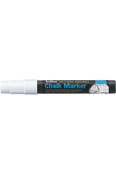 artline ARTLINE chalk marker, for whiteboards, 4.0mm tip - white