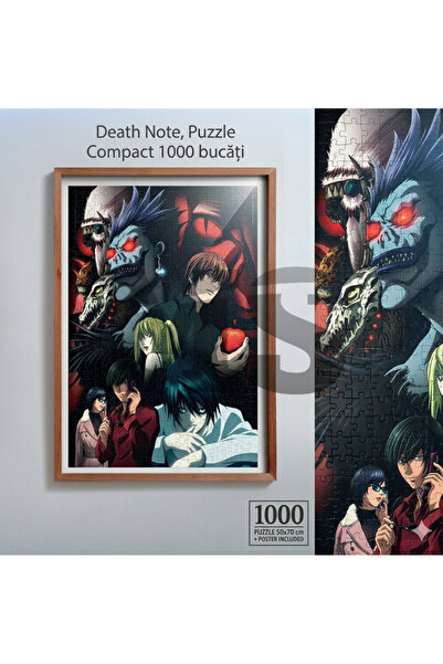 Clementoni Puzzle Puzzle Anime Death Note Whisperers, 50x70 cm, poster inclus...