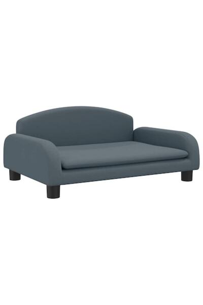 vidaxl Παιδικός Καναπές, γκρι, 70x45x30 εκ., υφασμάτινο υλικό, 5.1 κιλά