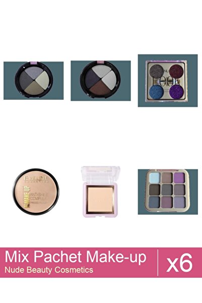 Makeup Set Mix 6 produse Palete Makeup: Paleta de Farduri DoDo ROSE 8g, 03, P...