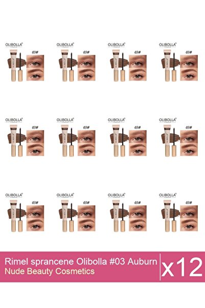 Makeup Set 12x Rimel sprancene Olibolla #03 Auburn