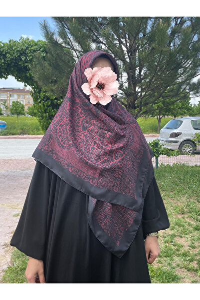 Nakişce وشاح قطني كبير الحجم بنمط عرقي 115x115 سم