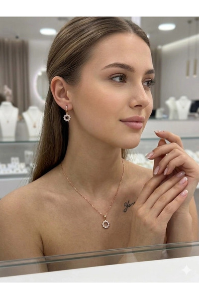 Twin Store سلسلة حجر الزركون: منتجات فولاذية 40+5 سم - Set0040