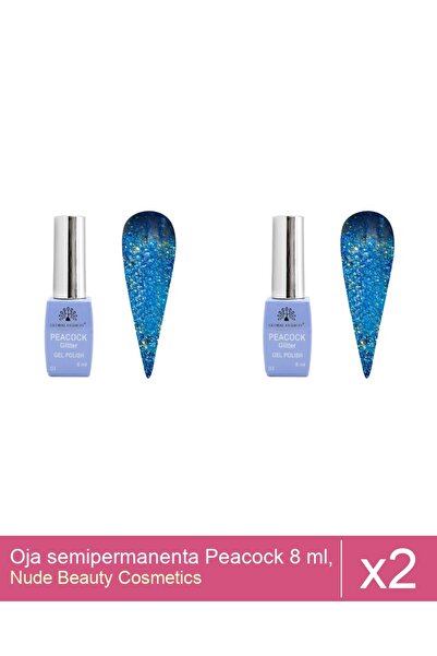 Makeup Set 2x Oja semipermanenta Peacock 8 ml, 03