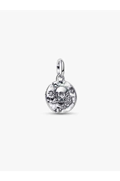 D&D Dora&Dora Kafatası Madalyon Charm 925 Ayar Gümüş
