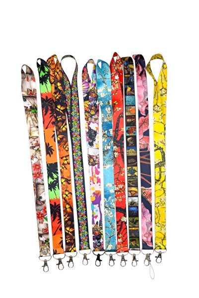 CİCCİBİCCİSHOP 10’LU MIX DESENLİ DÜDÜK İPİ ,BOYUN ASKI İPİ PAKETİ