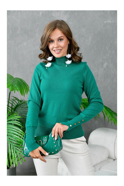 LC Waikiki Nevavm Women's High Neck Premium Yarn Basic Knitwear Sweater with ...